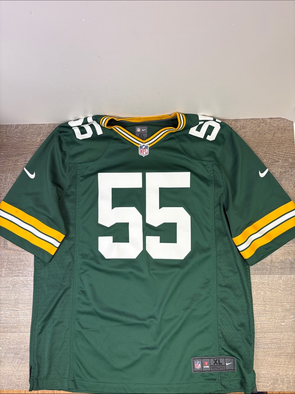 Nike Green Bay Packers Za’Darius Smith #55 On Field Jersey Men’s XL